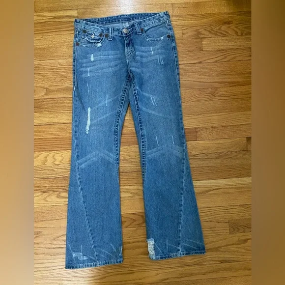 True Religion Woodstock jeans, Size 32, Distressed - Picture 1 of 10